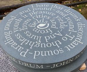 The finished inscription