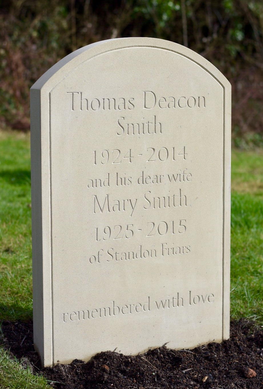 Headstone on Woodkirk York stone